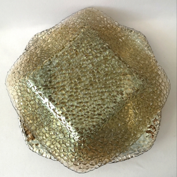 Gorgeous Set of 4 Side Plates & 4 Bowls, Hand-made & Hand-pebbled in Turkey - Picture 3 of 9